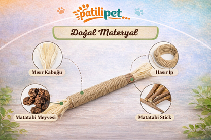 PatiliPet | %100 Doğal Matatabi Çiğneme Çubuğu