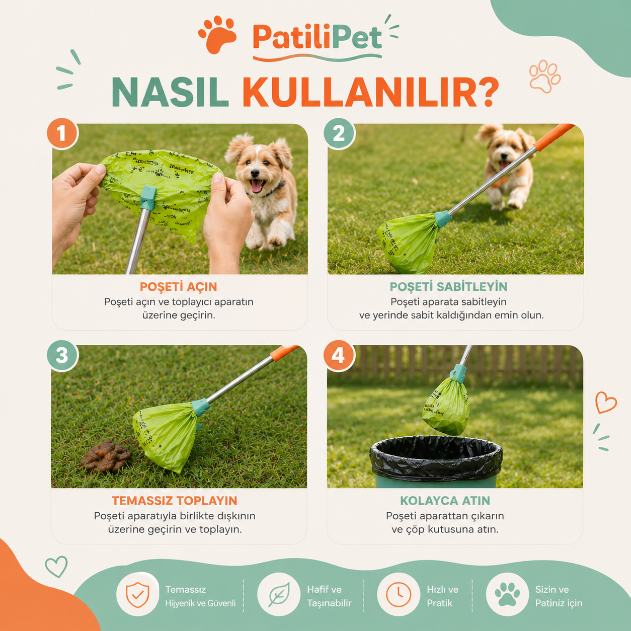 PatiliPet | Dışkı Toplama Küreği