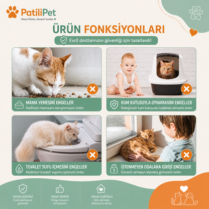 Patilipet | Kedi Kapı Mandalı