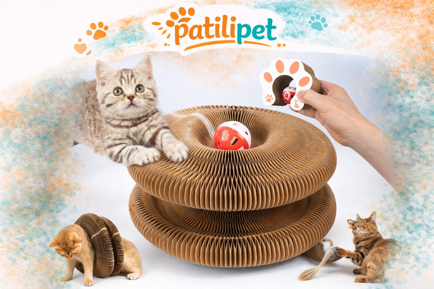 PatiliPet | Akıllı Tırmalama ve Oyun Yatağı