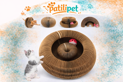 PatiliPet | Akıllı Tırmalama ve Oyun Yatağı