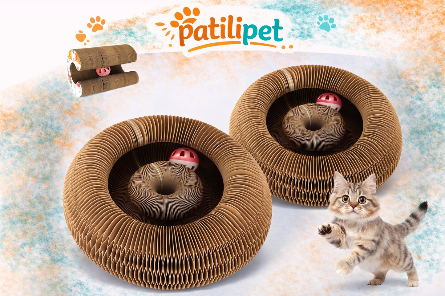 PatiliPet | Akıllı Tırmalama ve Oyun Yatağı