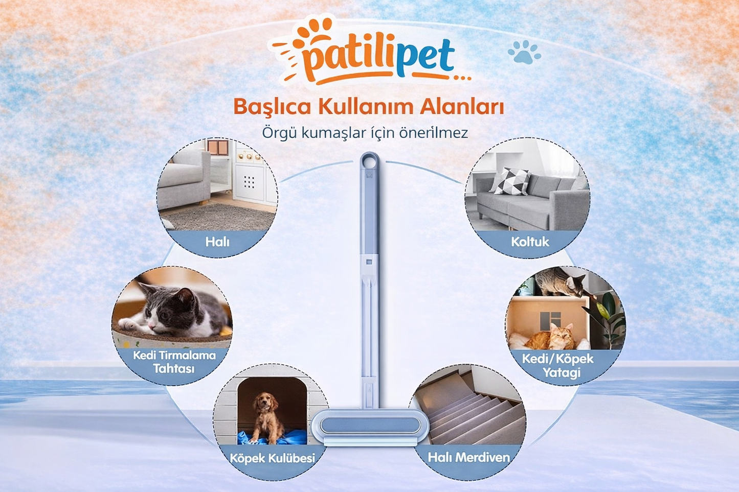PatiliPet  | Çok Amaçlı Tüy Temizleyici