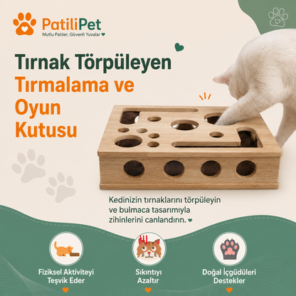 Patilipet | Tırnak Törpüleyen Tırmalama ve Oyun Kutusu