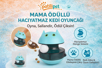PatiliPet | Mama Ödüllü Hacıyatmaz Kedi Oyuncağı