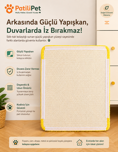 PatiliPet | Desenli Kedi Tırmalama Matı