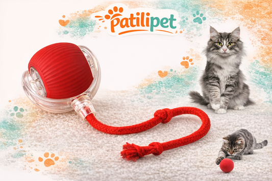 PatiliPet | Işıklı Otomatik Hareket Eden Top