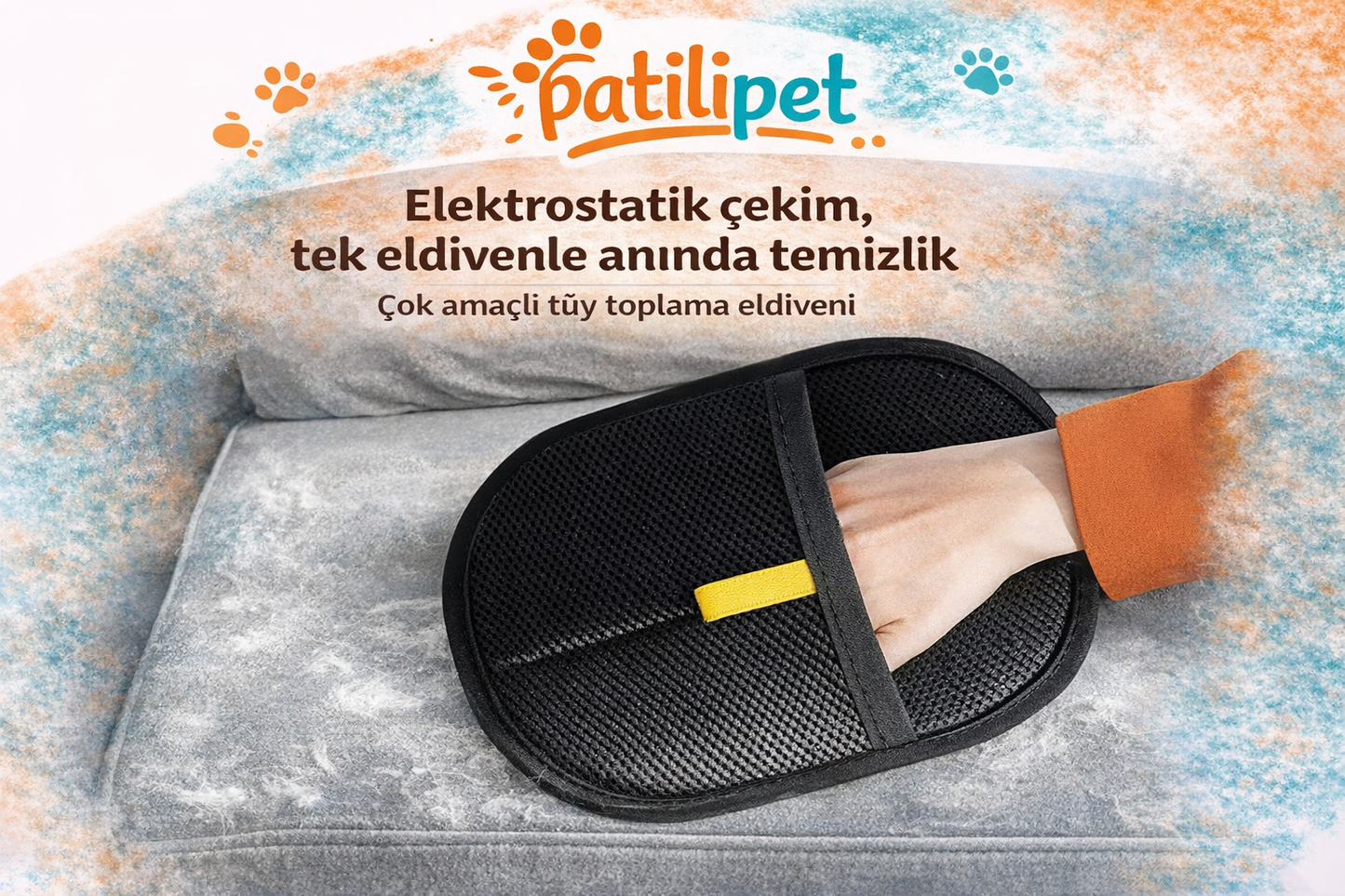 PatiliPet | Tüy Toplayıcı Eldiven